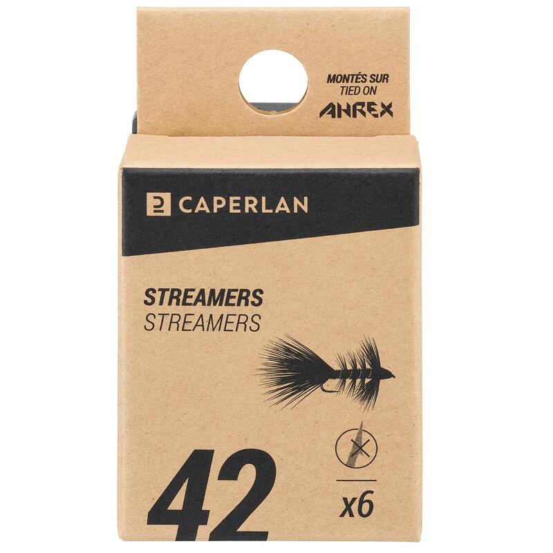Sztuczne muchy Streamer Caperlan HRK42 x6