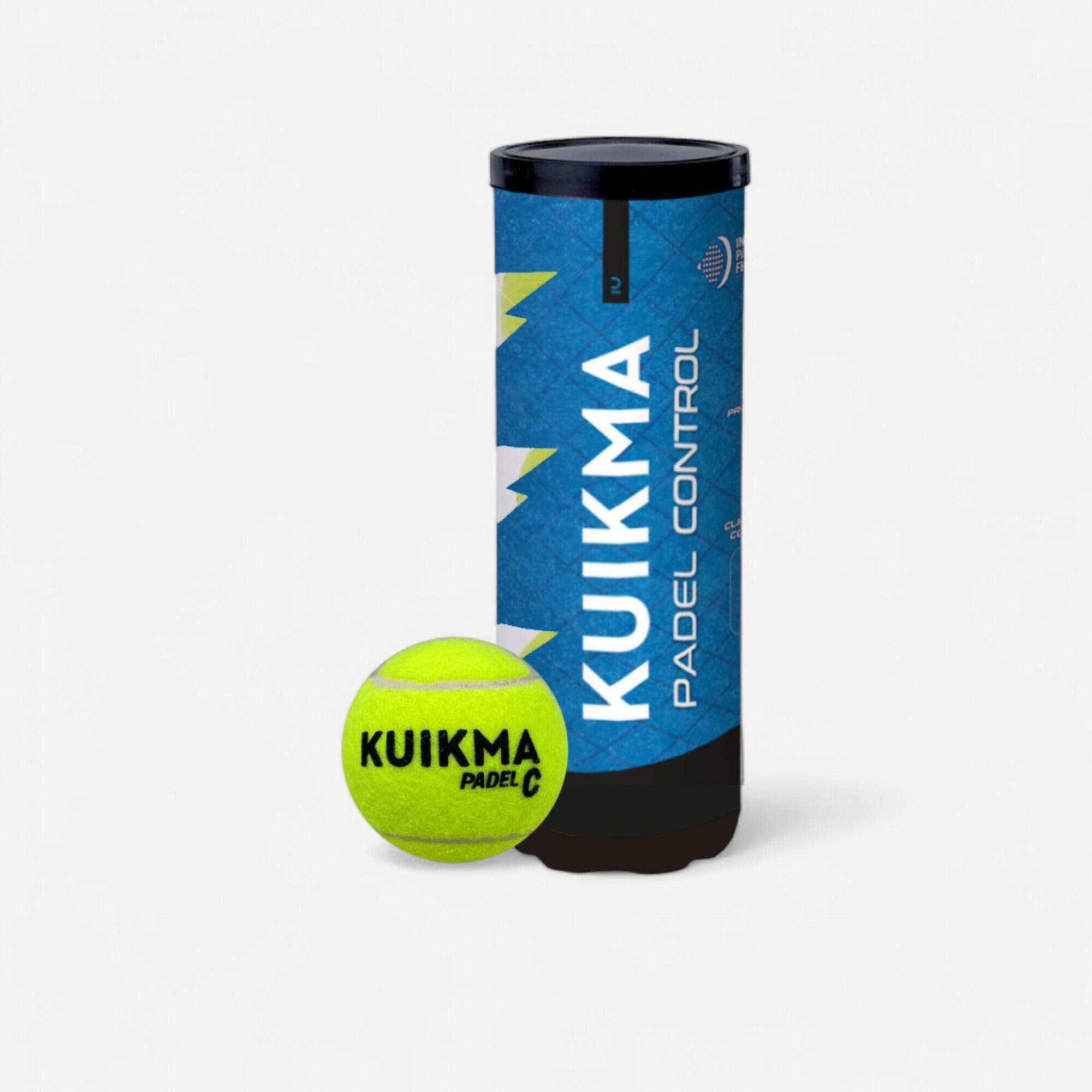 Kuikma - Carton 24 Tubes De 3 Balles De Padel Pressurisées- Kuikma Control - Balle De Padel - Padel Beach Tennis - - Taille Unique - Decathlon
