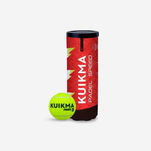 Carton 24 tubes de 3 balles de padel pressurisées- Kuikma PB Speed