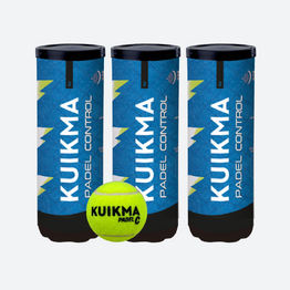 Tripack balles de padel pressurisées - Kuikma Control