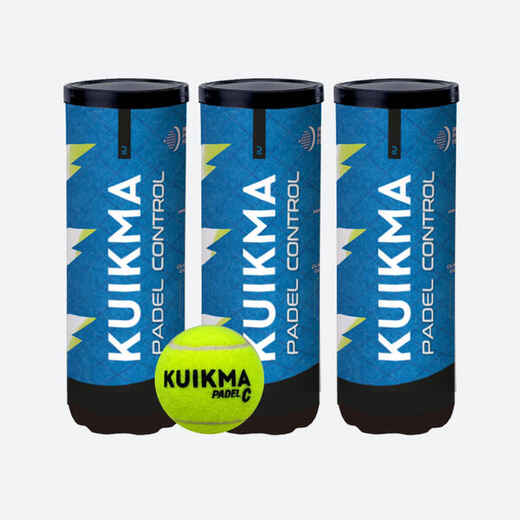 
      PACK DE 3 PELOTAS DE PÁDEL PRESURIZADAS KUIKMA CONTROL
  