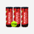 Tripack balles de padel pressurisées - Kuikma PB Speed