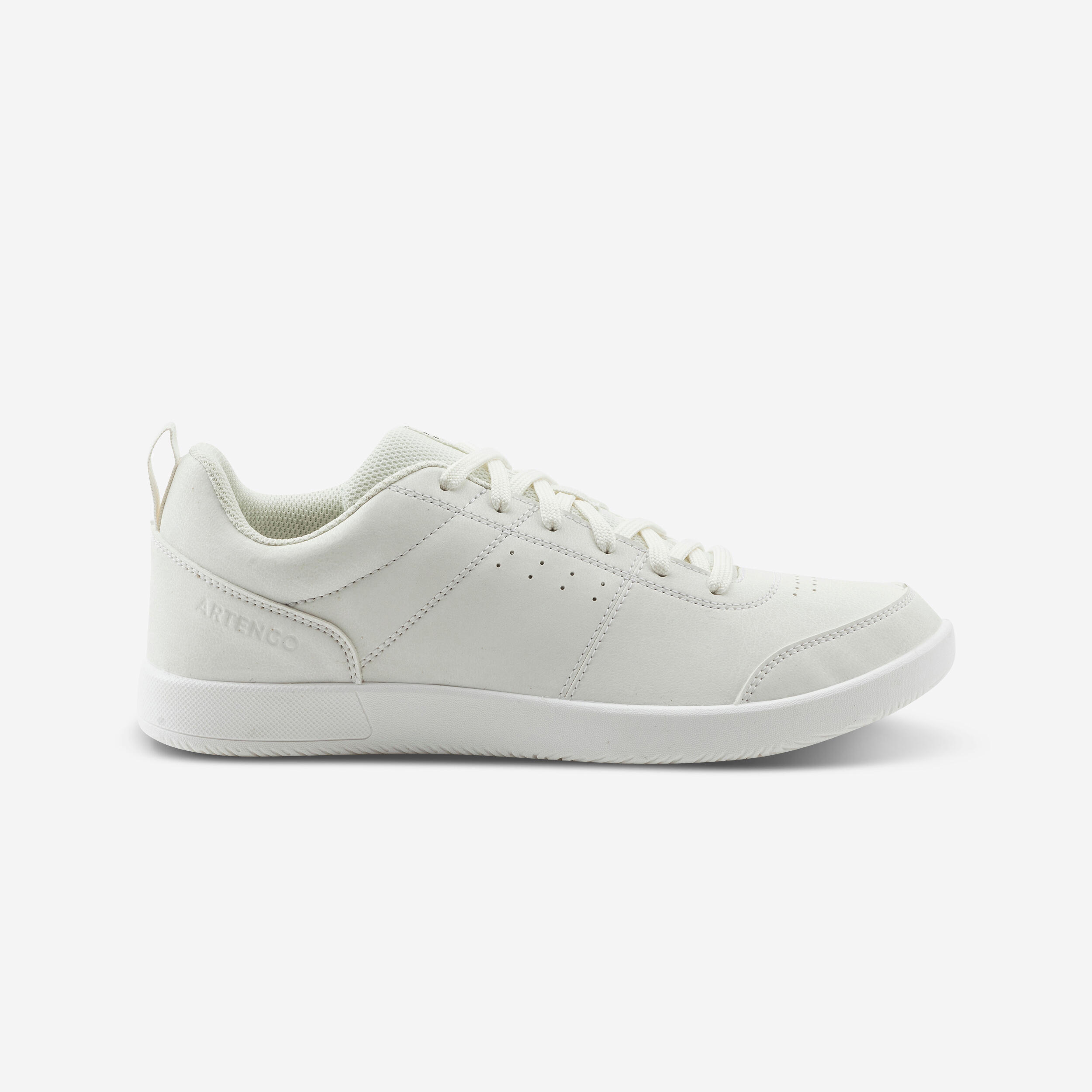 chaussures de tennis homme multicourt - essential blanc cassé - artengo
