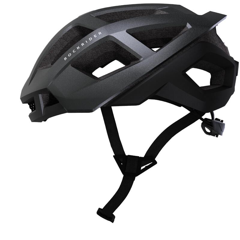 Casco bicicleta MTB adulto Rockrider XC negro