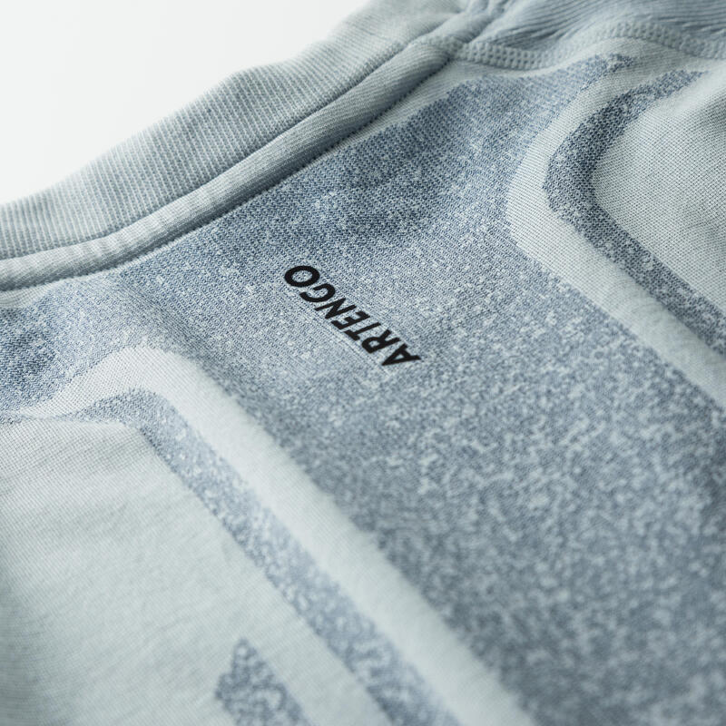 Camisola de ténis manga comprida homem - Thermic Cinza Claro