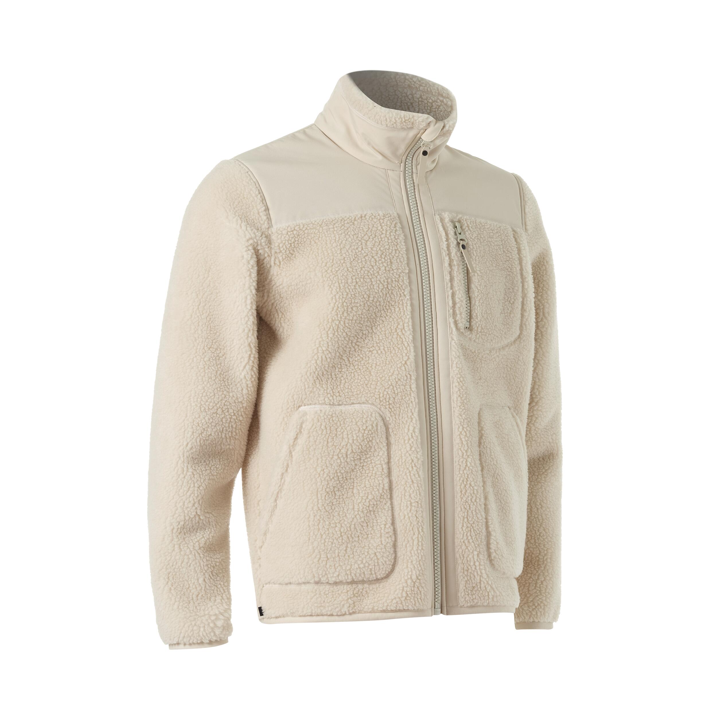 Men Ultra Warm Fleece SH500 Beige