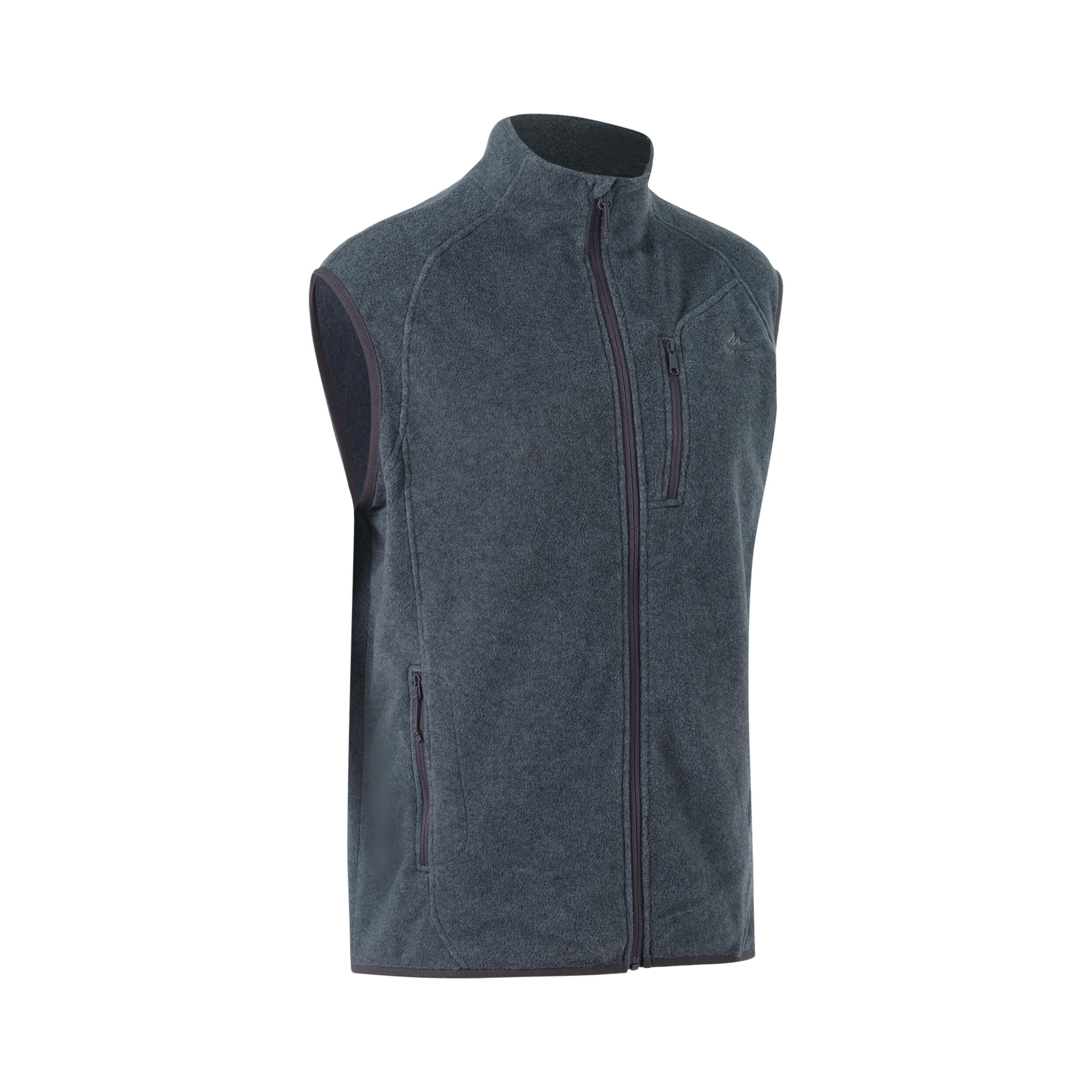 Men’s Mountain Walking Fleece Gilet MH100 - Grey
