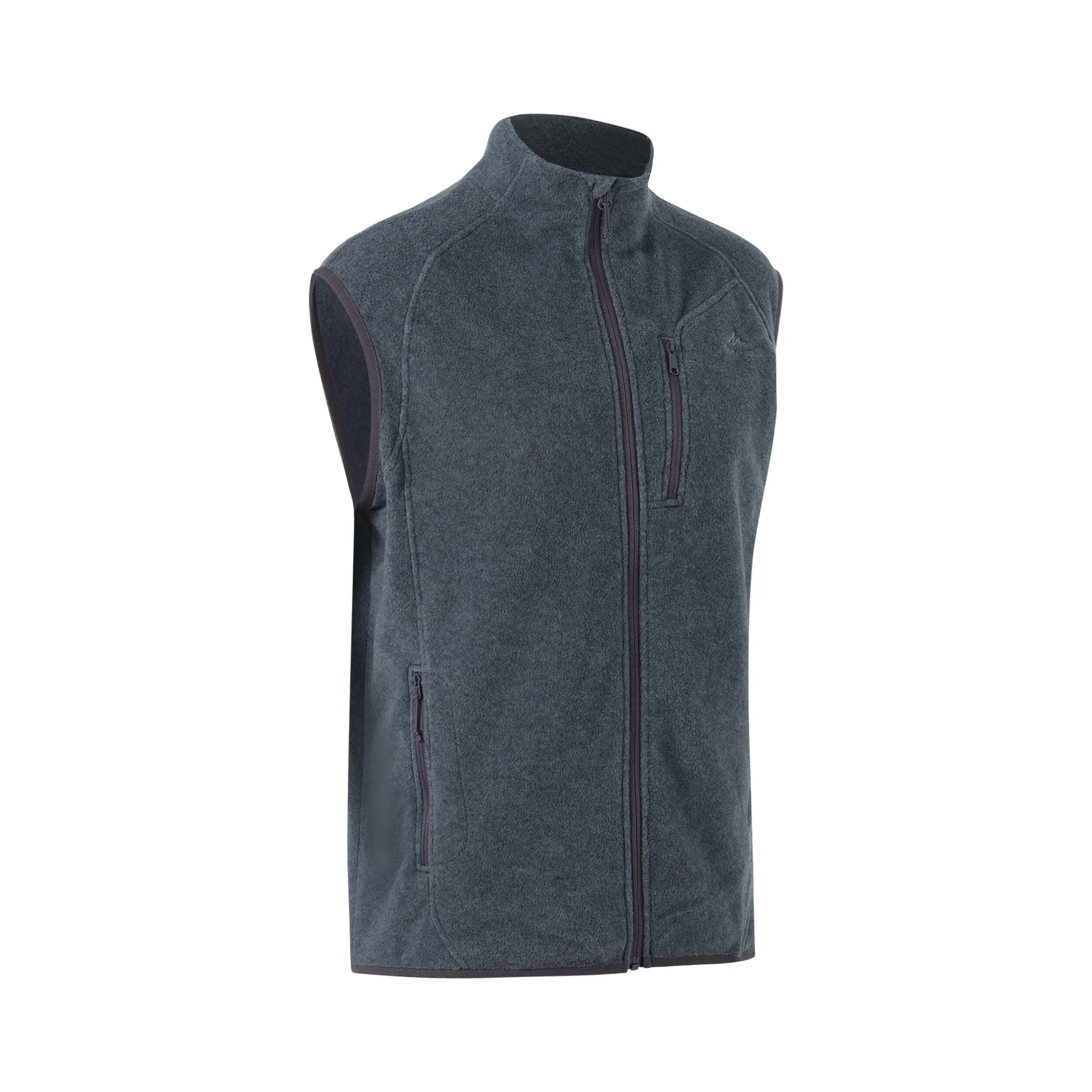 Men’s Mountain Walking Fleece Gilet MH100 - Grey -  2