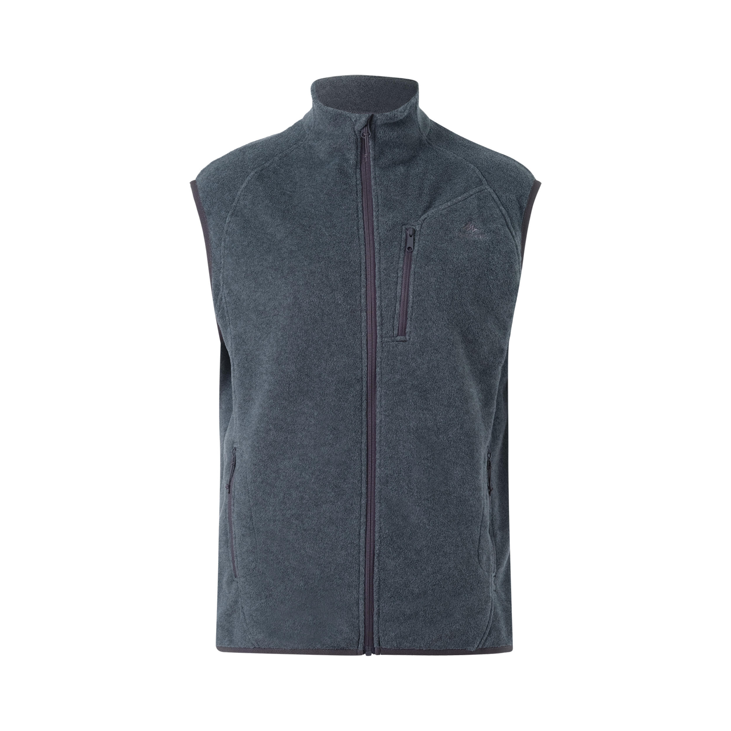 Men’s Mountain Walking Fleece Gilet MH100 - Grey
