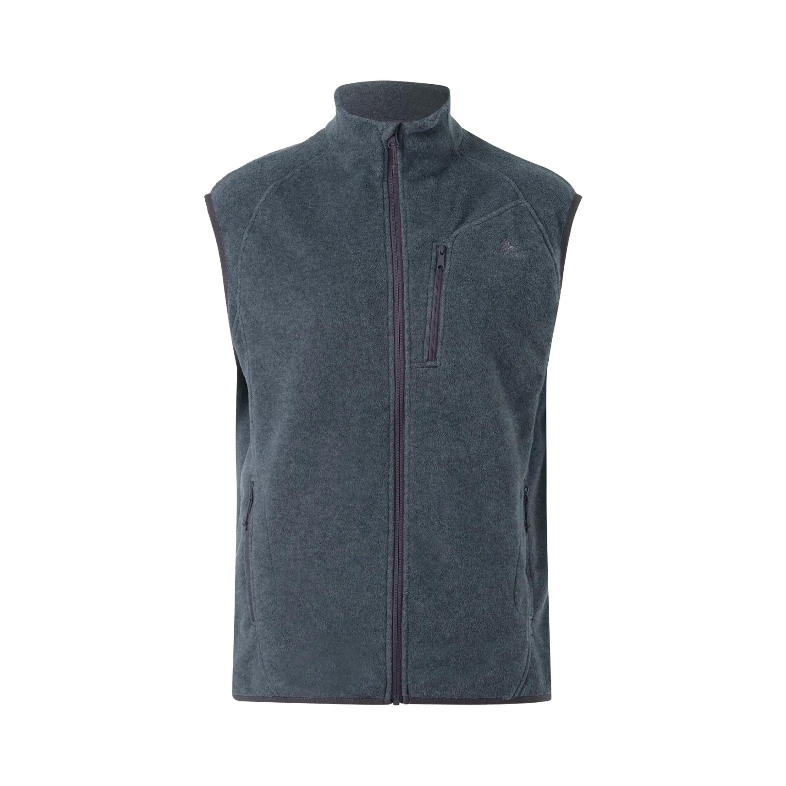 Men’s Mountain Walking Fleece Gilet MH100 - Grey -  1