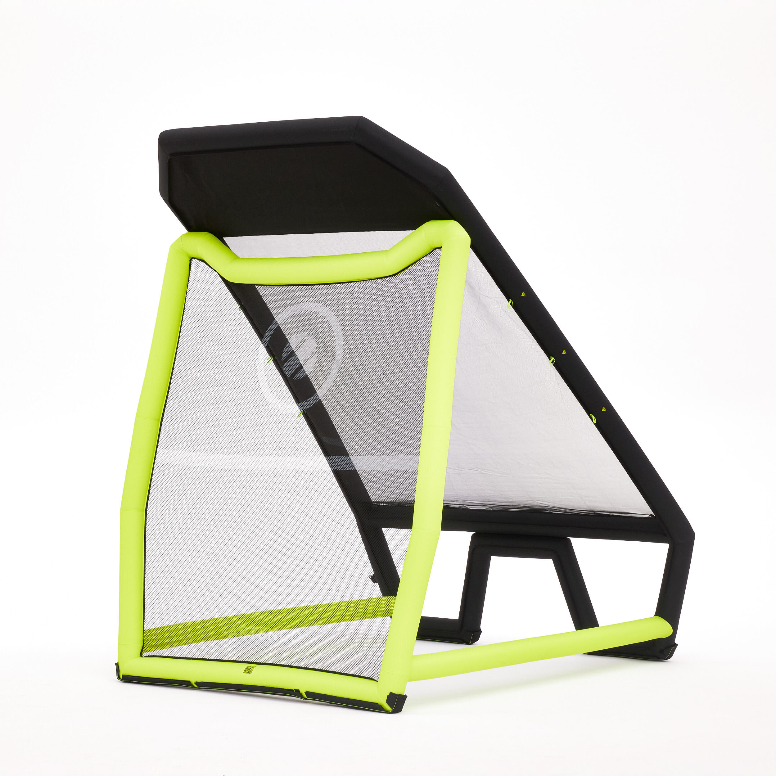 Compact Two-Sided Tennis Training Wall - Black/Yellow 10/10