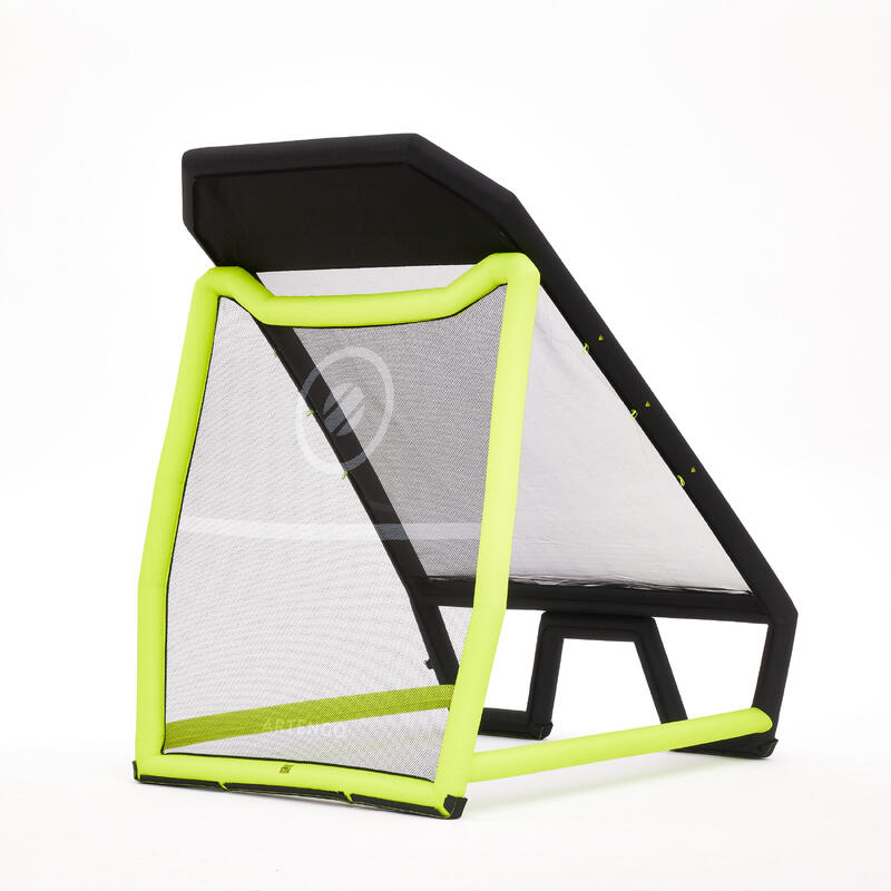 Compact Two-Sided Tennis Training Wall - Black/Yellow