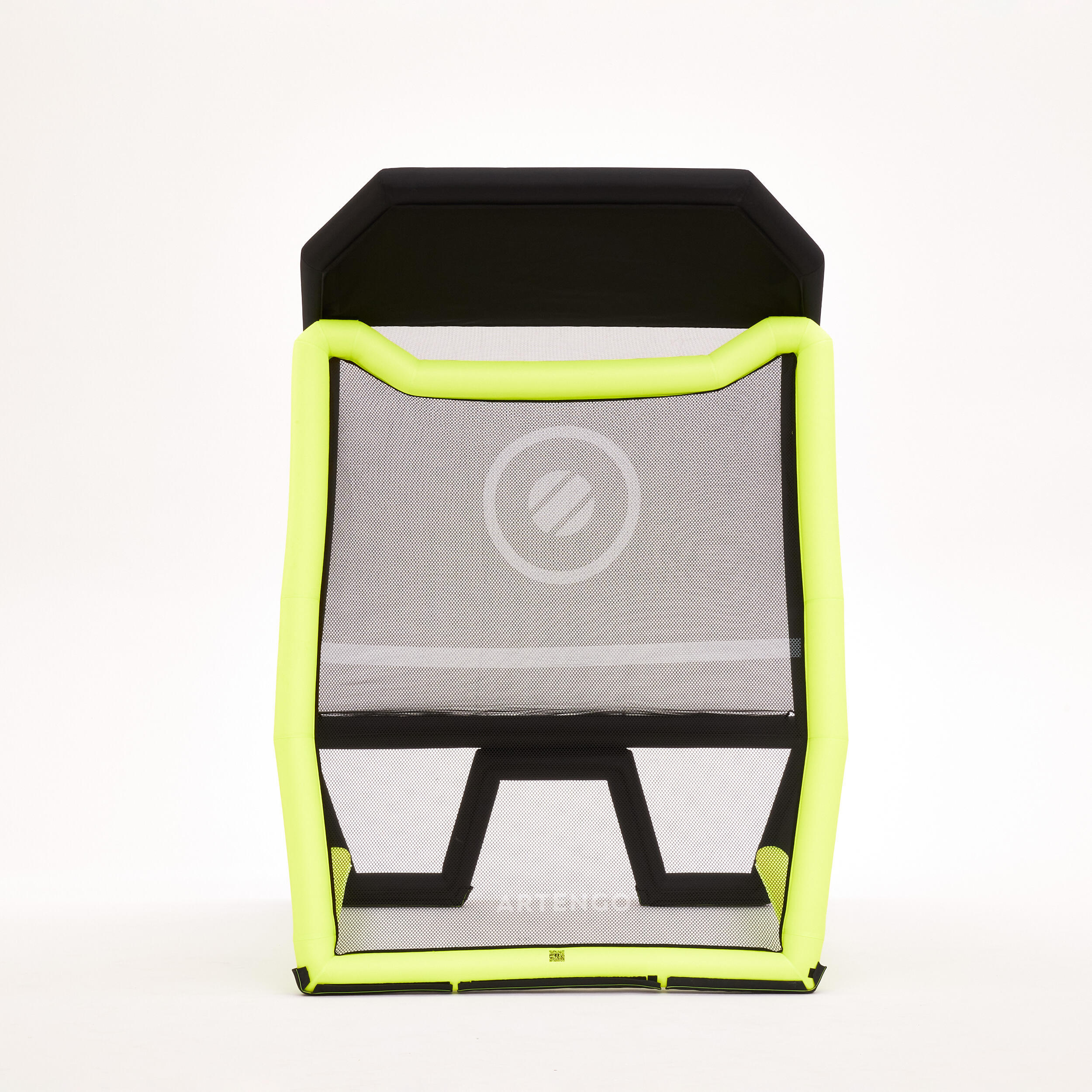 Compact Two-Sided Tennis Training Wall - Black/Yellow 4/10