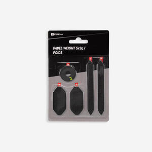 Kit plomos para pala de pádel - Kuikma overlead negro.