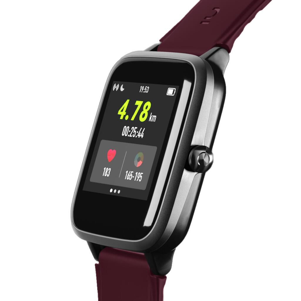 Smartwatch Multisportuhr mit Herzfrequenzmessung - CW700 HR lila 