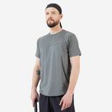 Men's Tennis T-Shirt Short Sleeved Quick Dry Khaki