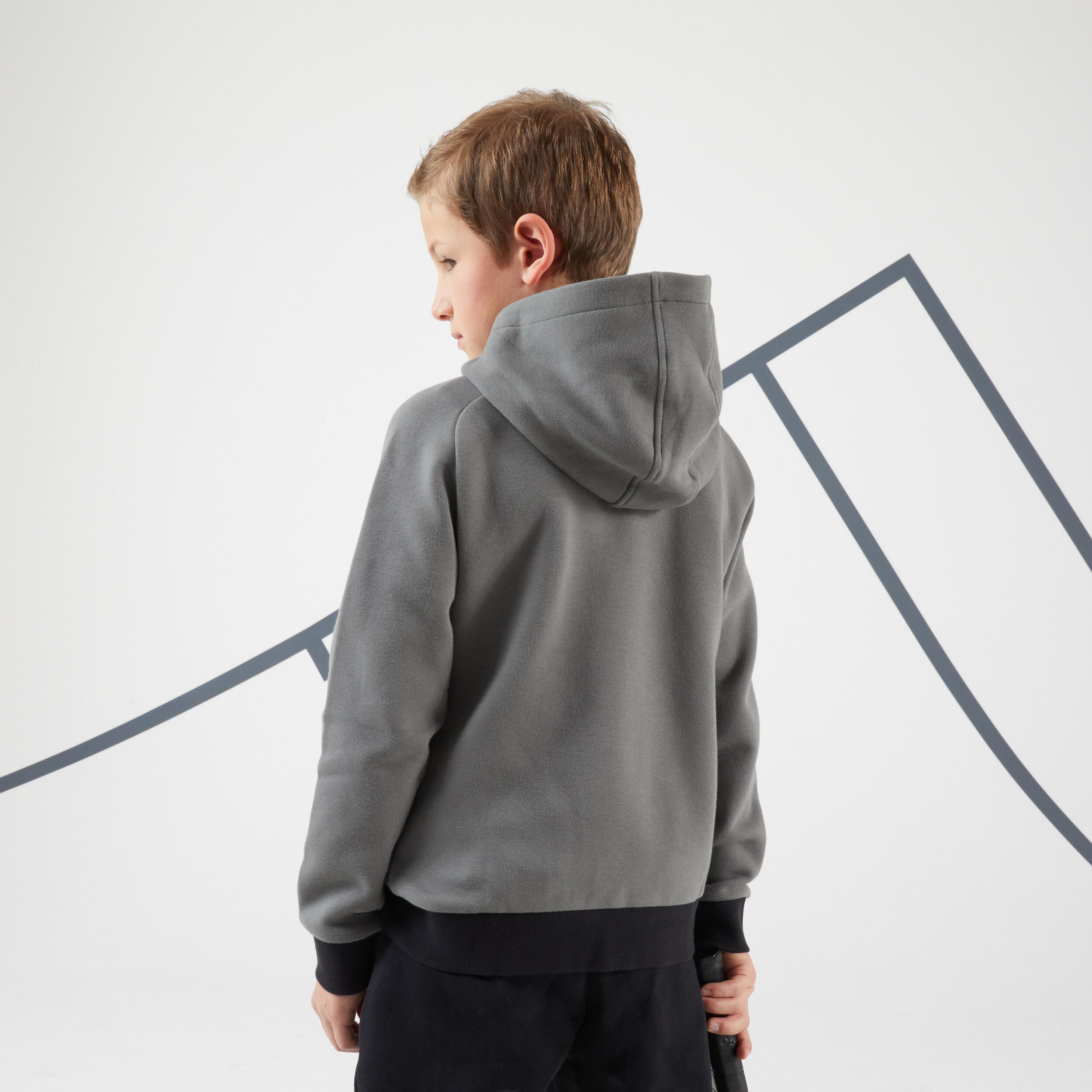 Boys' Thermal Tennis Jacket - Khaki 6/7