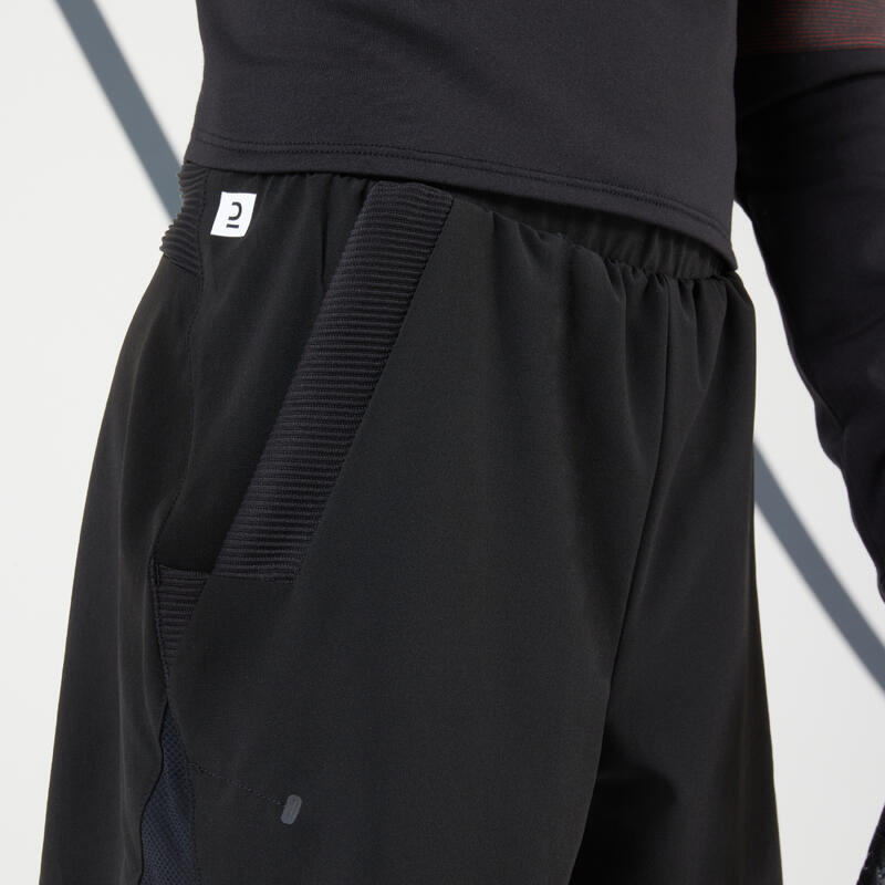 Short de tennis garcon - Dry - Noir