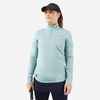 Tennis Langarmshirt Damen TH 900 grün/grau