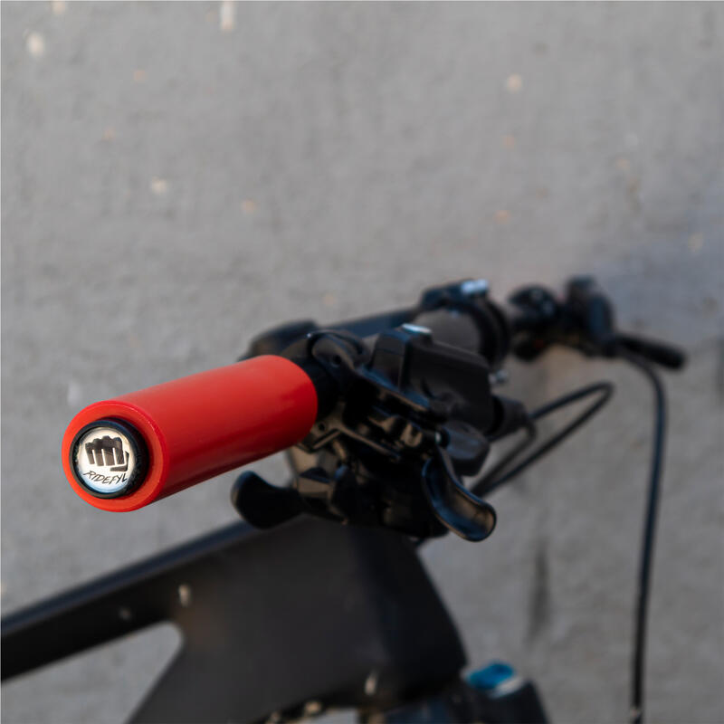 Puños bicicleta MTB Ridefyl COMFY color rojo