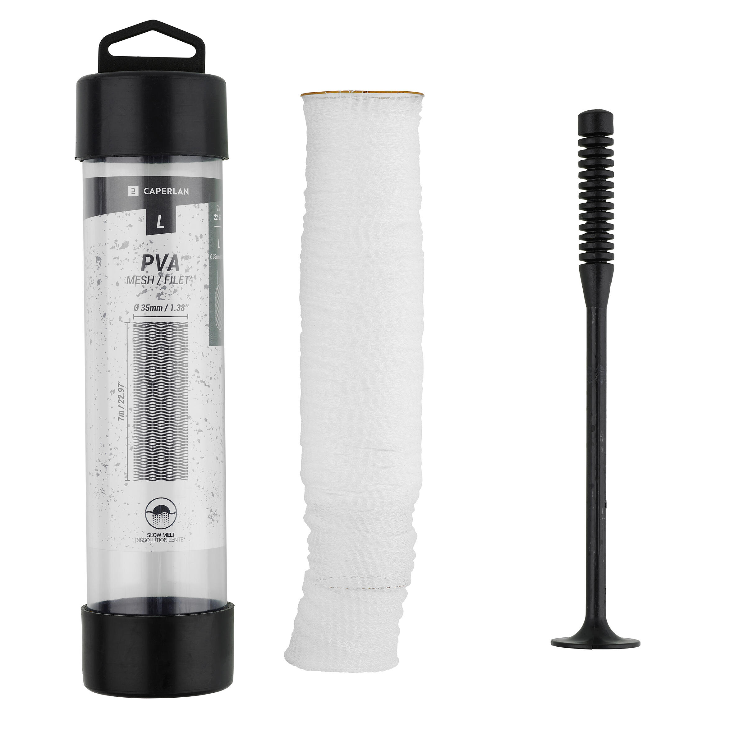 Kit rete PVA SLOW carp fishing 35mm 7m 2/10