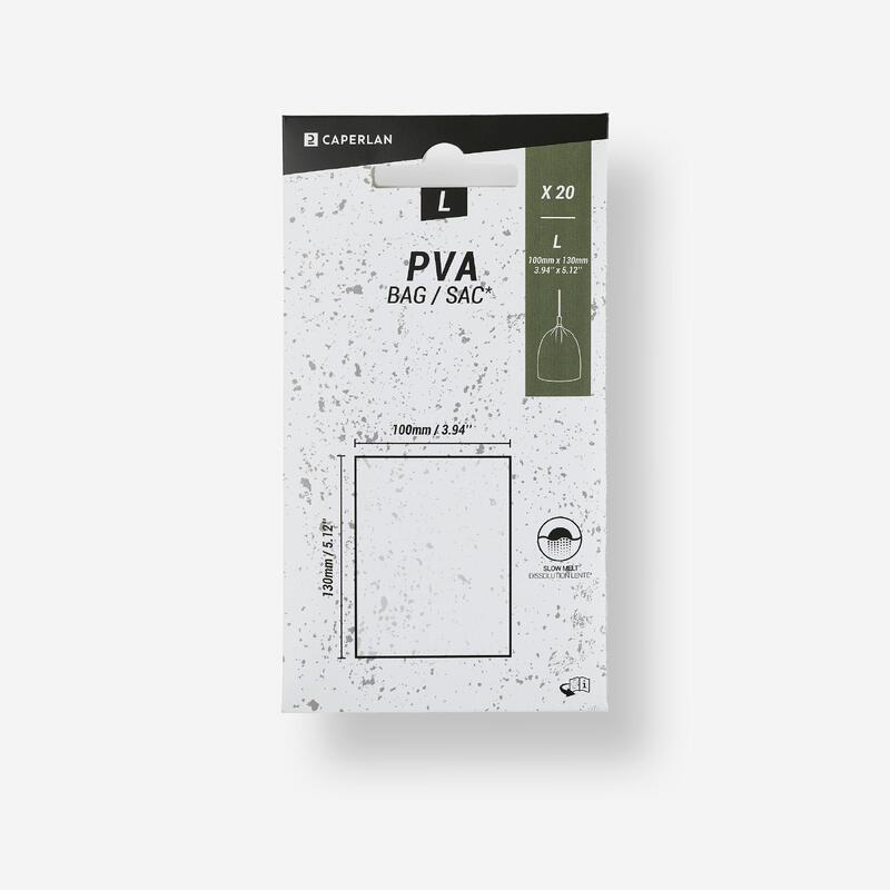 PVA zakjes voor karpervissen L (100x130 mm) 20 stuks