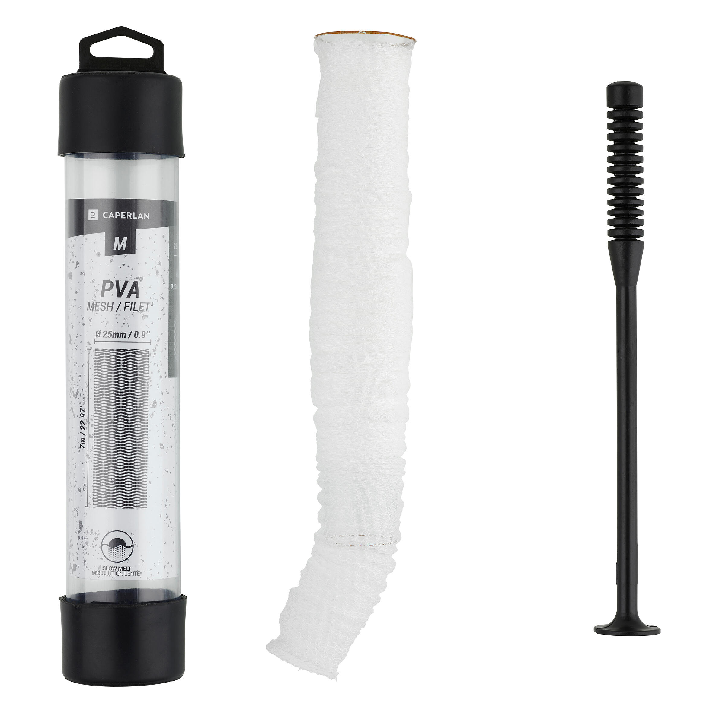 Kit rete PVA SLOW carp fishing 25mm 7m 2/10