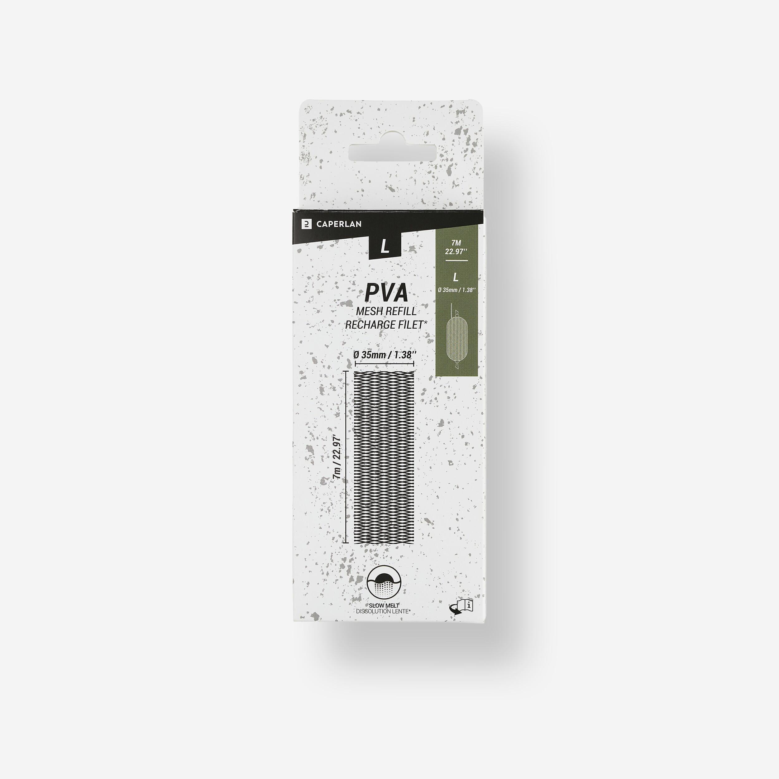 Caperlan - Recharge Filet Pva Slow 35mm 7m Pêche De La Carpe - Mesh Soluble - Peche - - Taille Unique - Decathlon