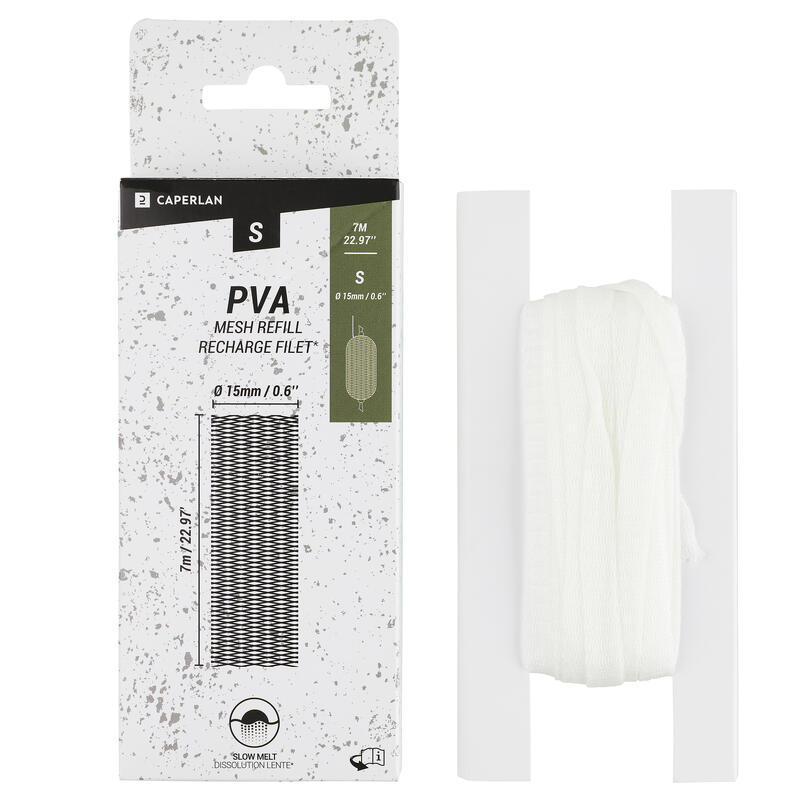 RECARGA DE REDE PVA SLOW 15 MM 7 M PESCA À CARPA