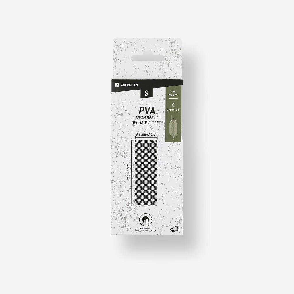 CARP FISHING PVA SOCK REFILL SLOW 15MM 7M