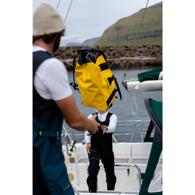 Sac étanche duffle bag - sac de voyage 60L Jaune noir
