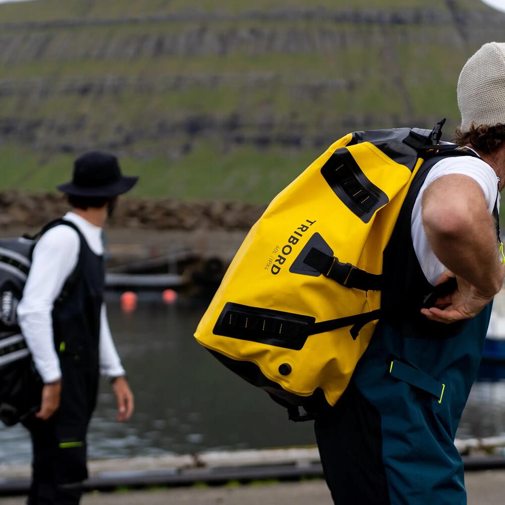 Sporttasche Duffle Bag wasserfest - Reisetasche 60 L Tribord