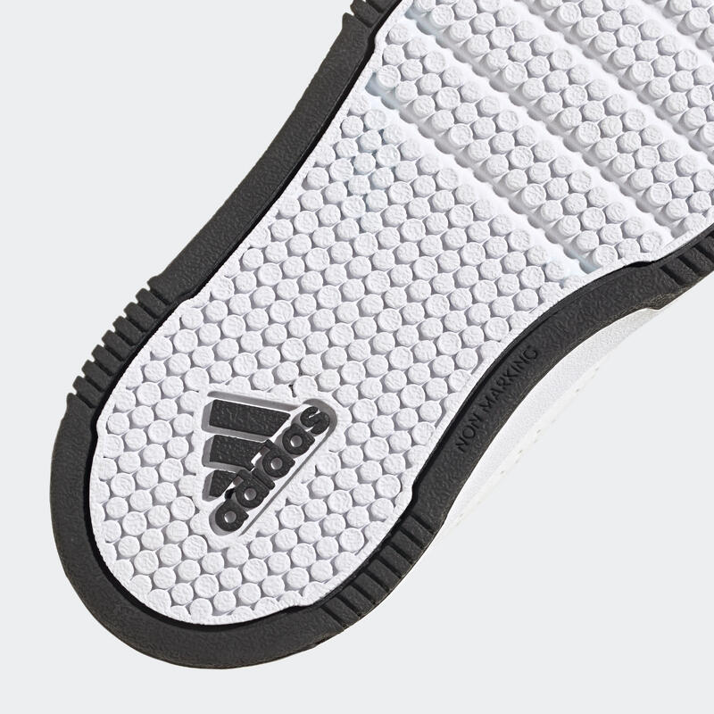 Adidas Turnschuhe Baby Klettverschluss - Tensaur weiss/schwarz