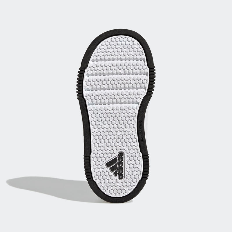 Sneakers met klittenband voor peuters TENSAUR wit zwart
