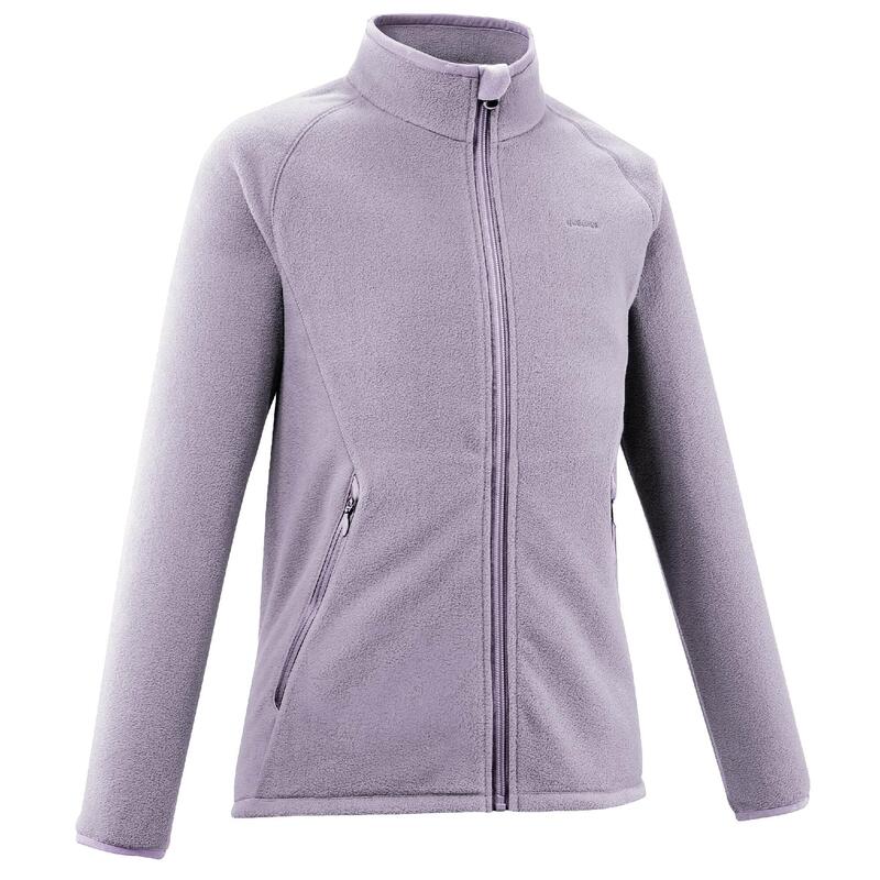 Fleecejacke Winterwandern MH150 Kinder Mädchen Gr. 122–170 violett 