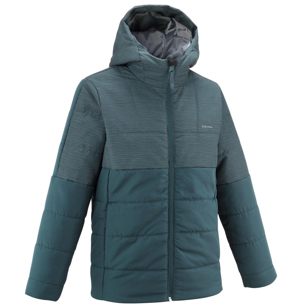 Wattierte Jacke Kinder Gr. 122–170 Wandern - NH100 blau