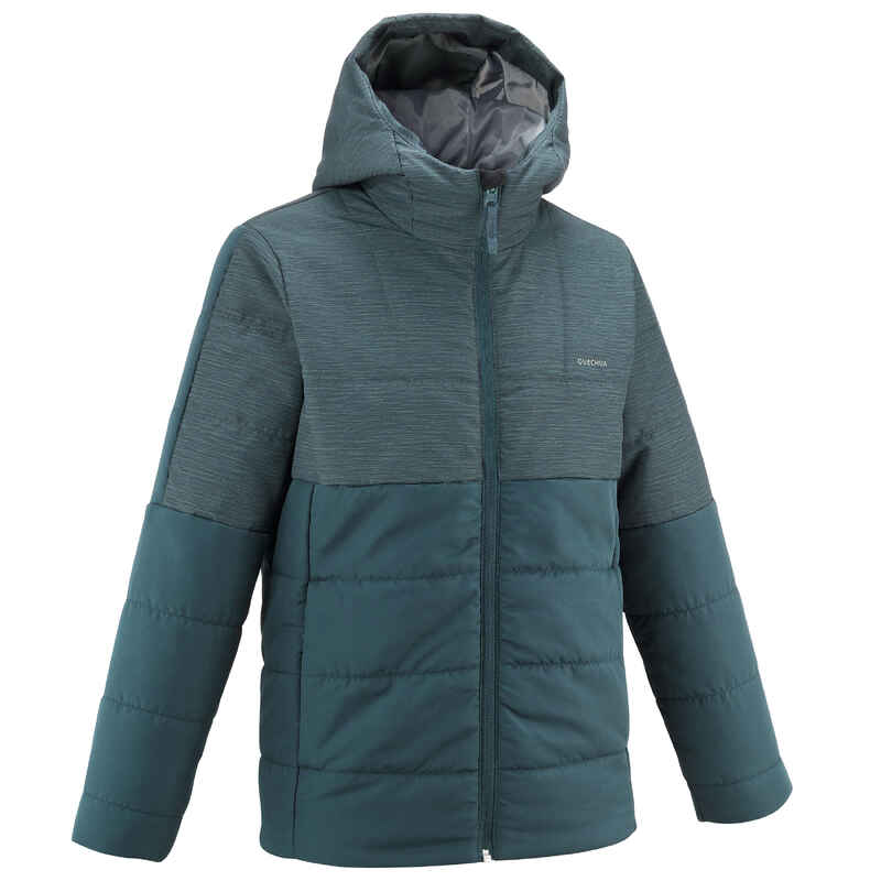 Wattierte Jacke Kinder Gr. 122–170 Naturwandern - NH100 blau