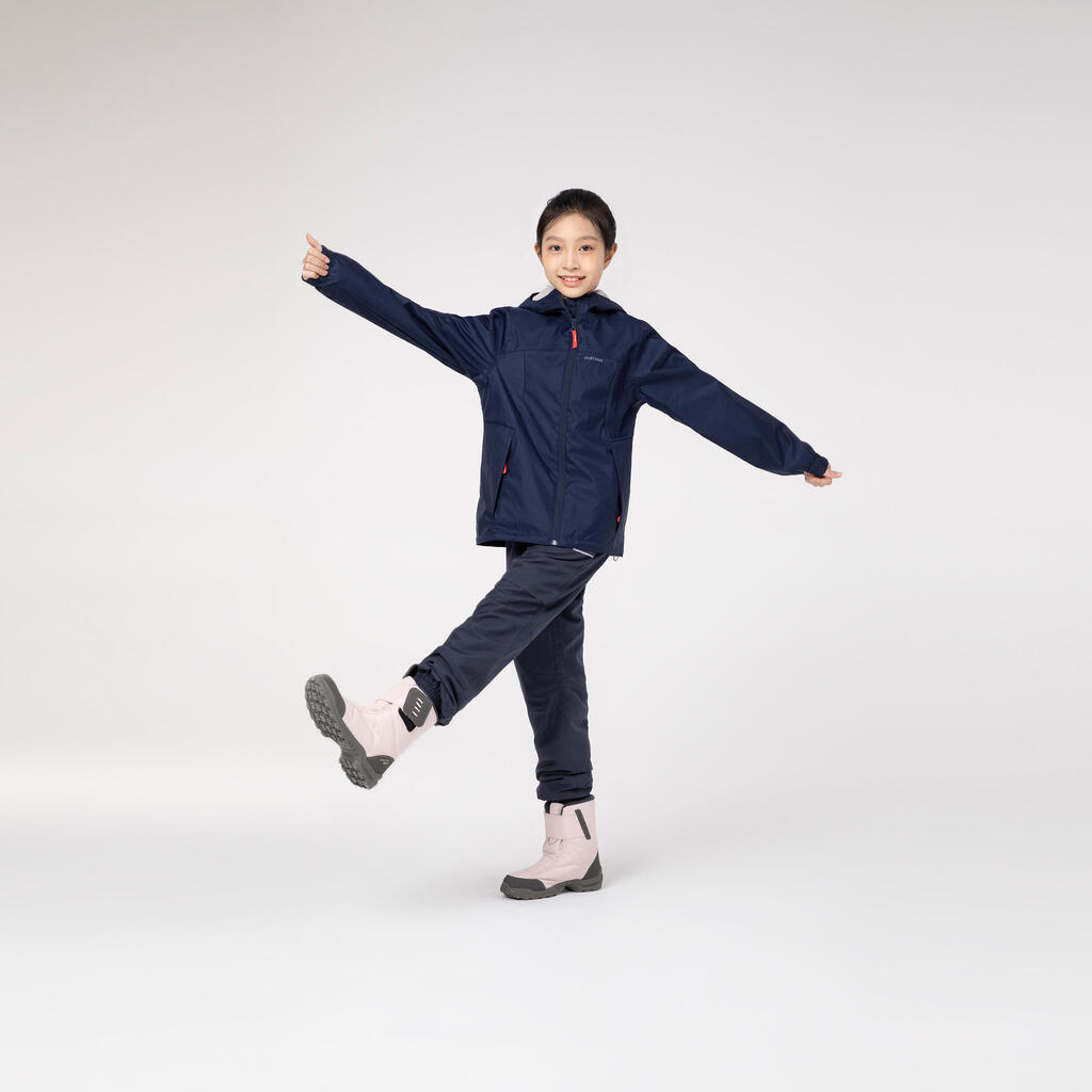 KIDS’ WARM AND WATERPROOF 3-in-1 HIKING JACKET - SH100 -0.5°C - 7-15 YEARS