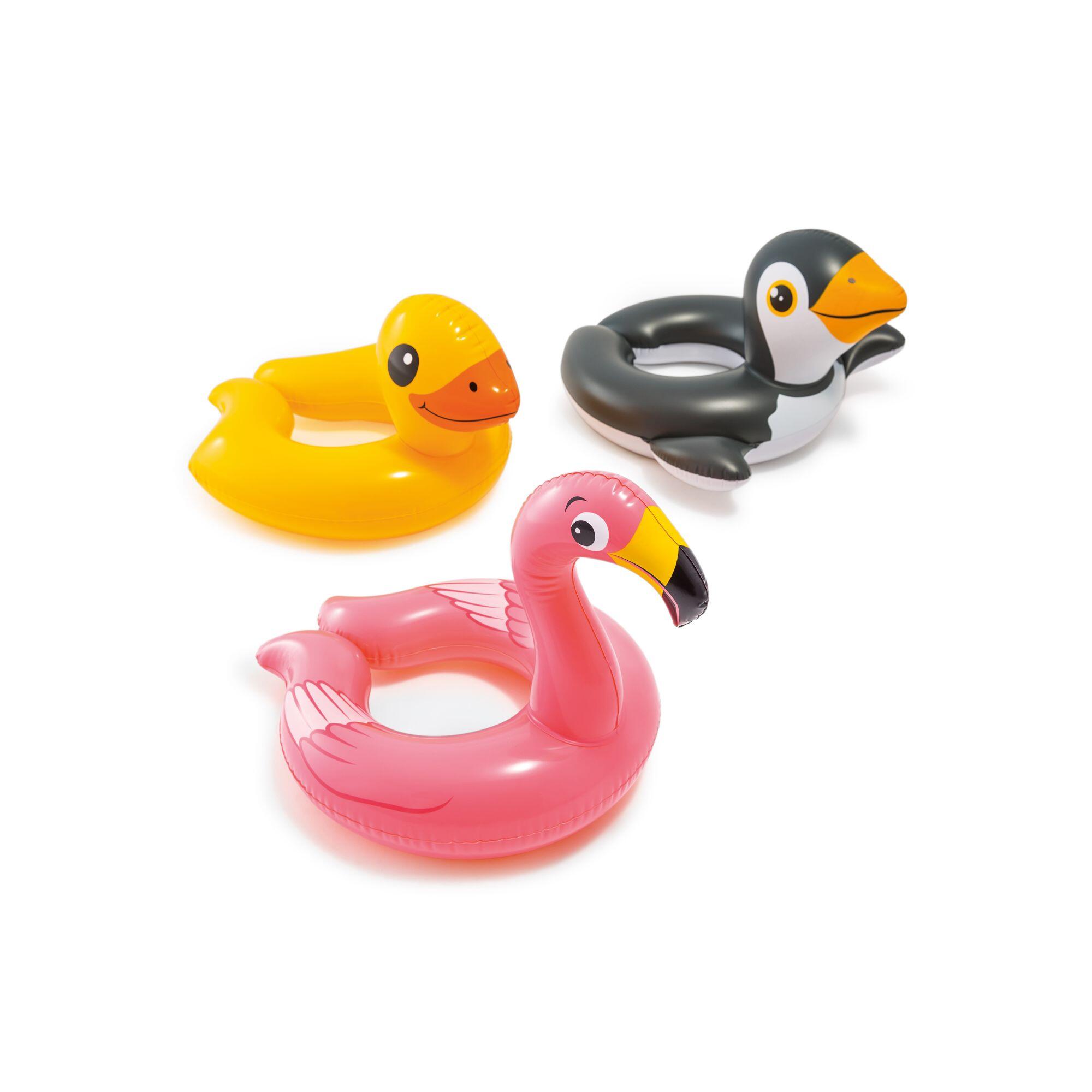 INTEX Animal Split Rings, Ages 3-6, 3 Styles (Random)
