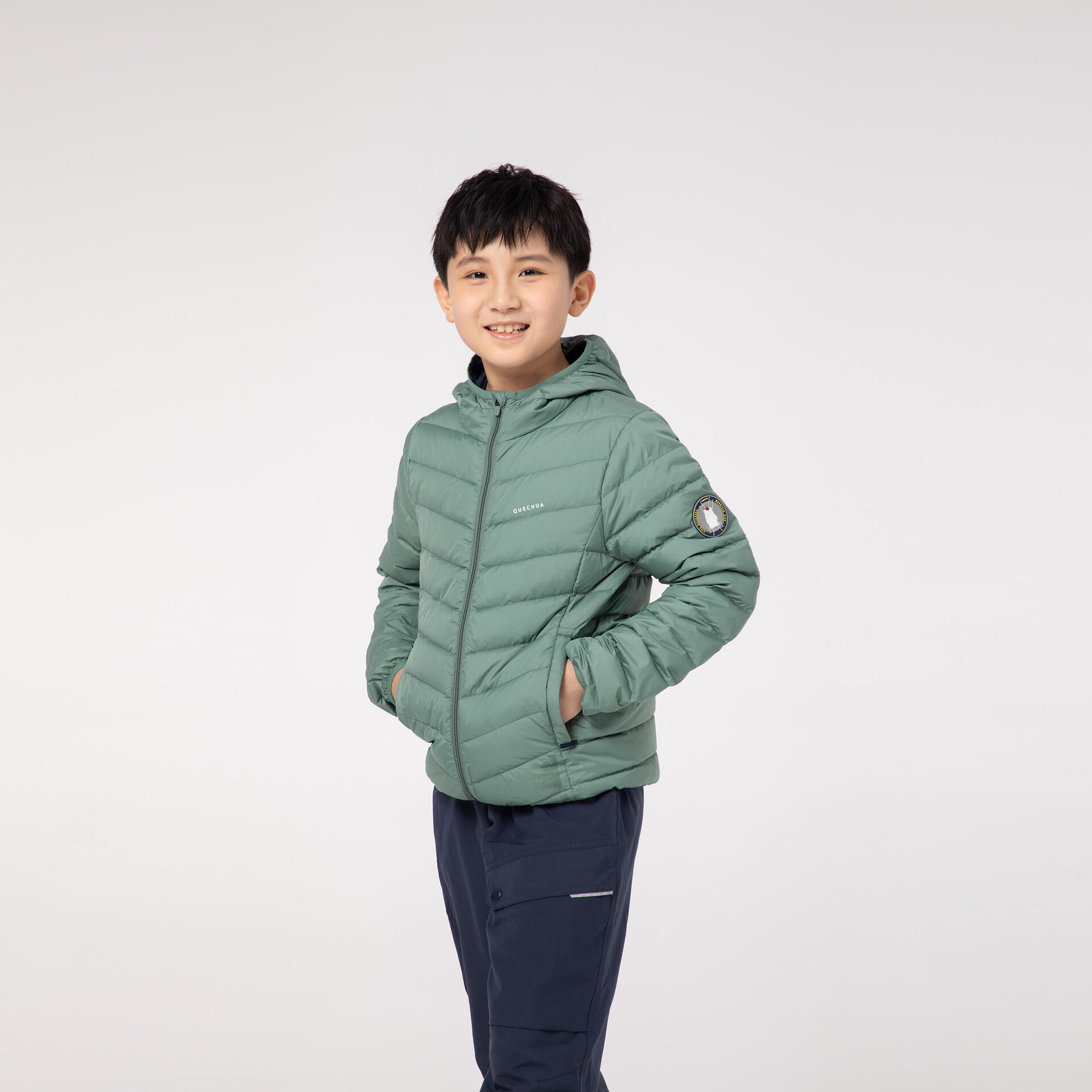QUECHUA（ケシュア）登山・ハイキング ボーイズ ダウンジャケット HIKE 100