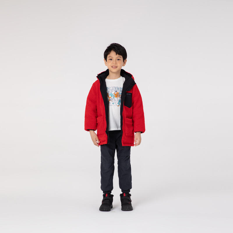 BOYS’ PARKA SH500 DOWN BLACK