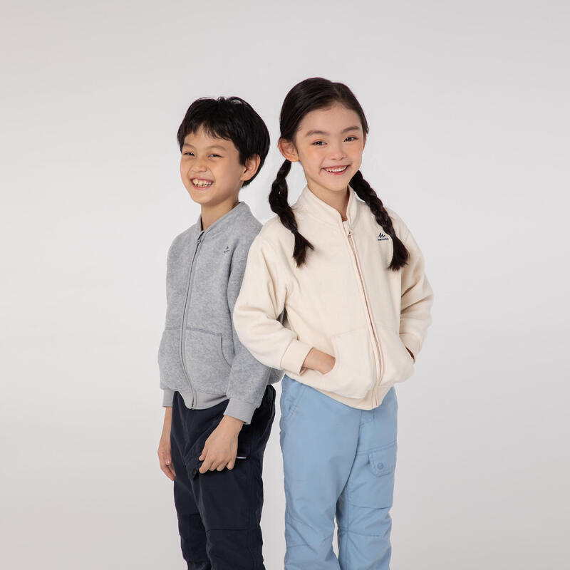 兒童刷毛外套 MH150 - 米色