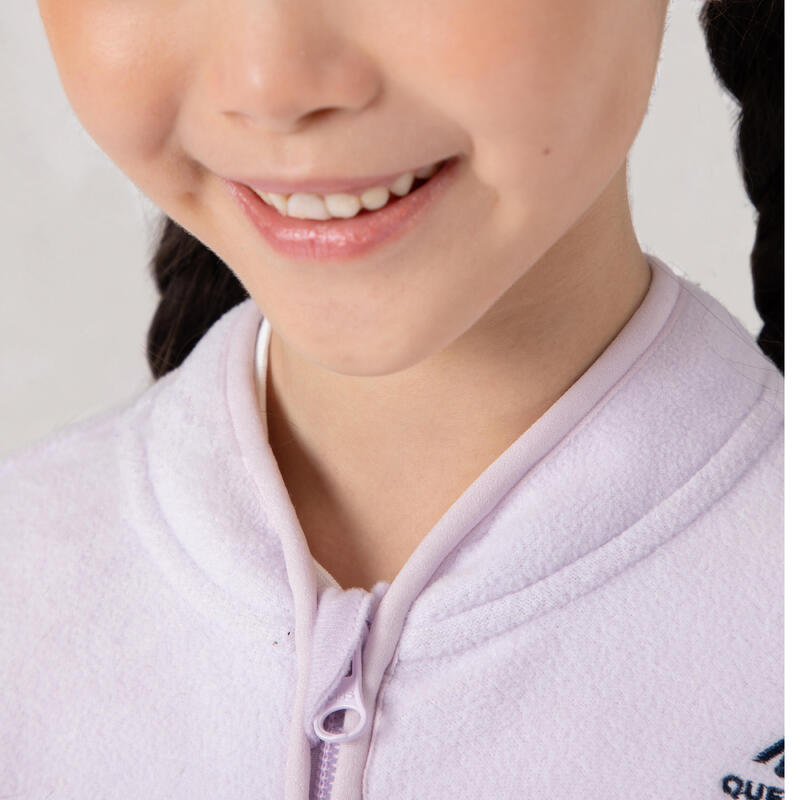 兒童刷毛外套 MH150 - 紫色