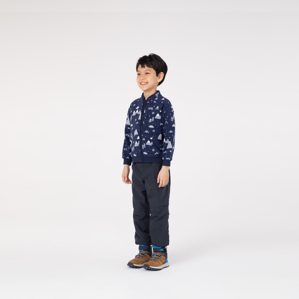 VESTE POLAIRE ENFANT MH150 - MARINE