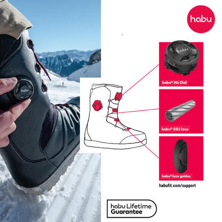Сноубордические ботинки для трассового катания/фрирайда с системой быстрой шнуровки мужские All Road 900