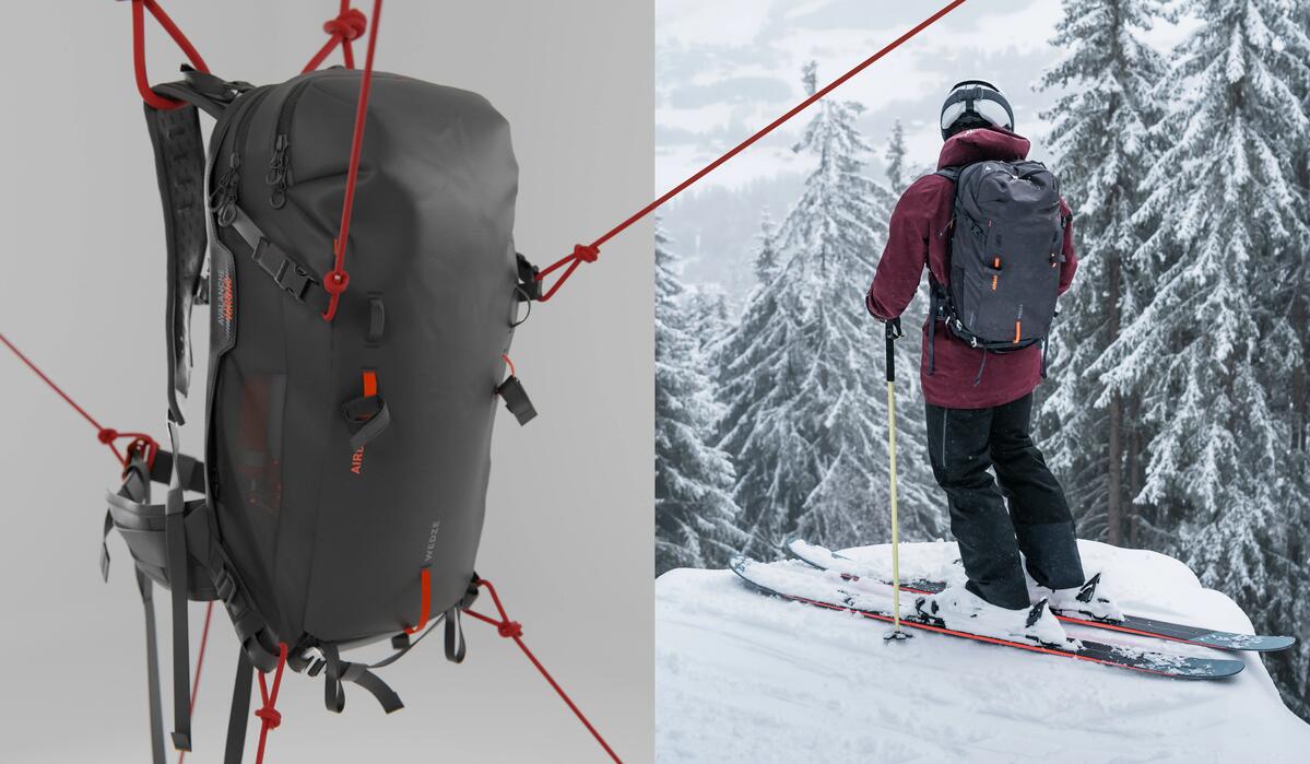Backcountry Best Ski Touring Bag 30L Airbag Freeride Ski Backpack - Main Image
