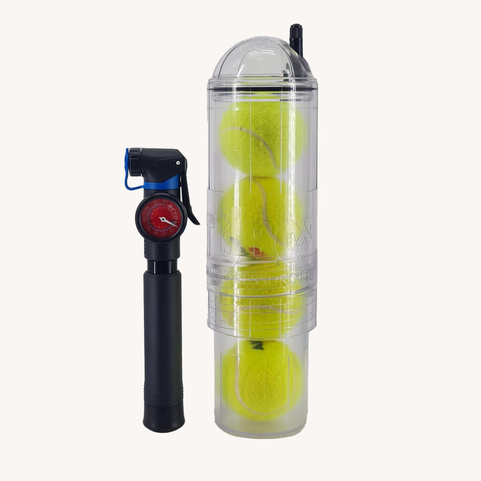 Pressurisateur de balles de tennis 4 balles Tubo+ TUBOPLUS Decathlon.ch