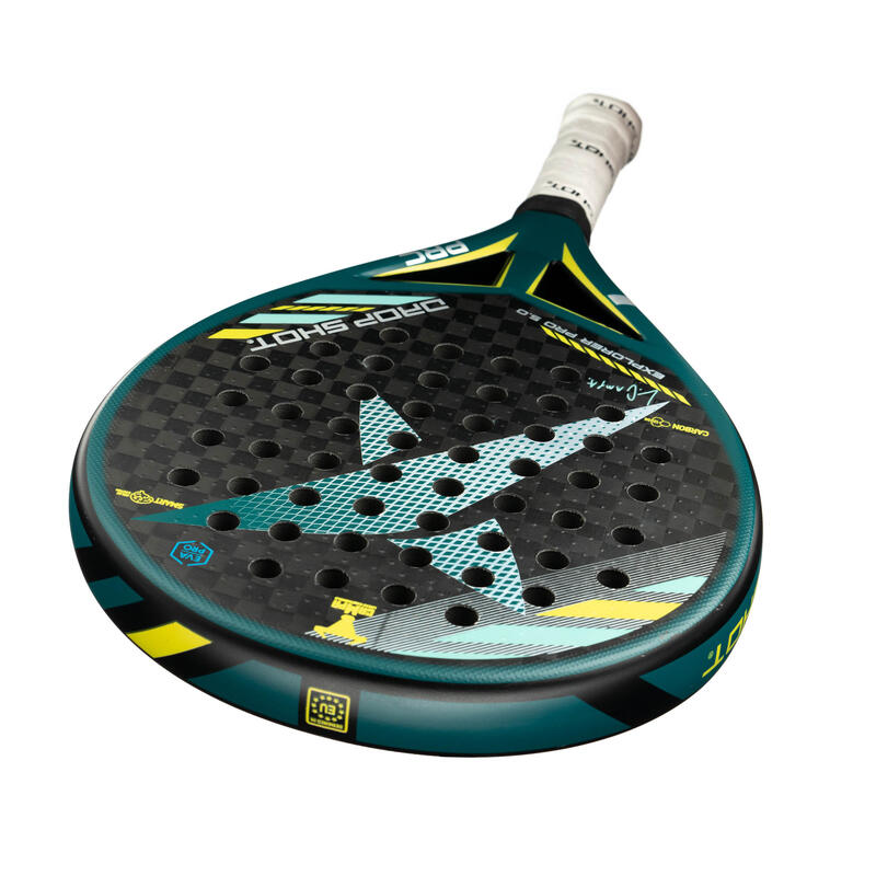 Raquette de padel adulte - Drop Shot Explorer Pro 5.0 Lucas Campagnolo