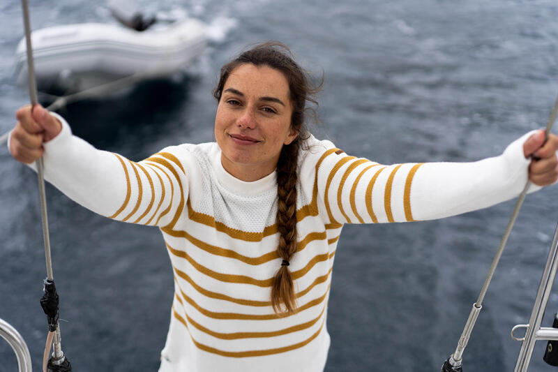 Sweter marynarski żeglarski damski Tribord
