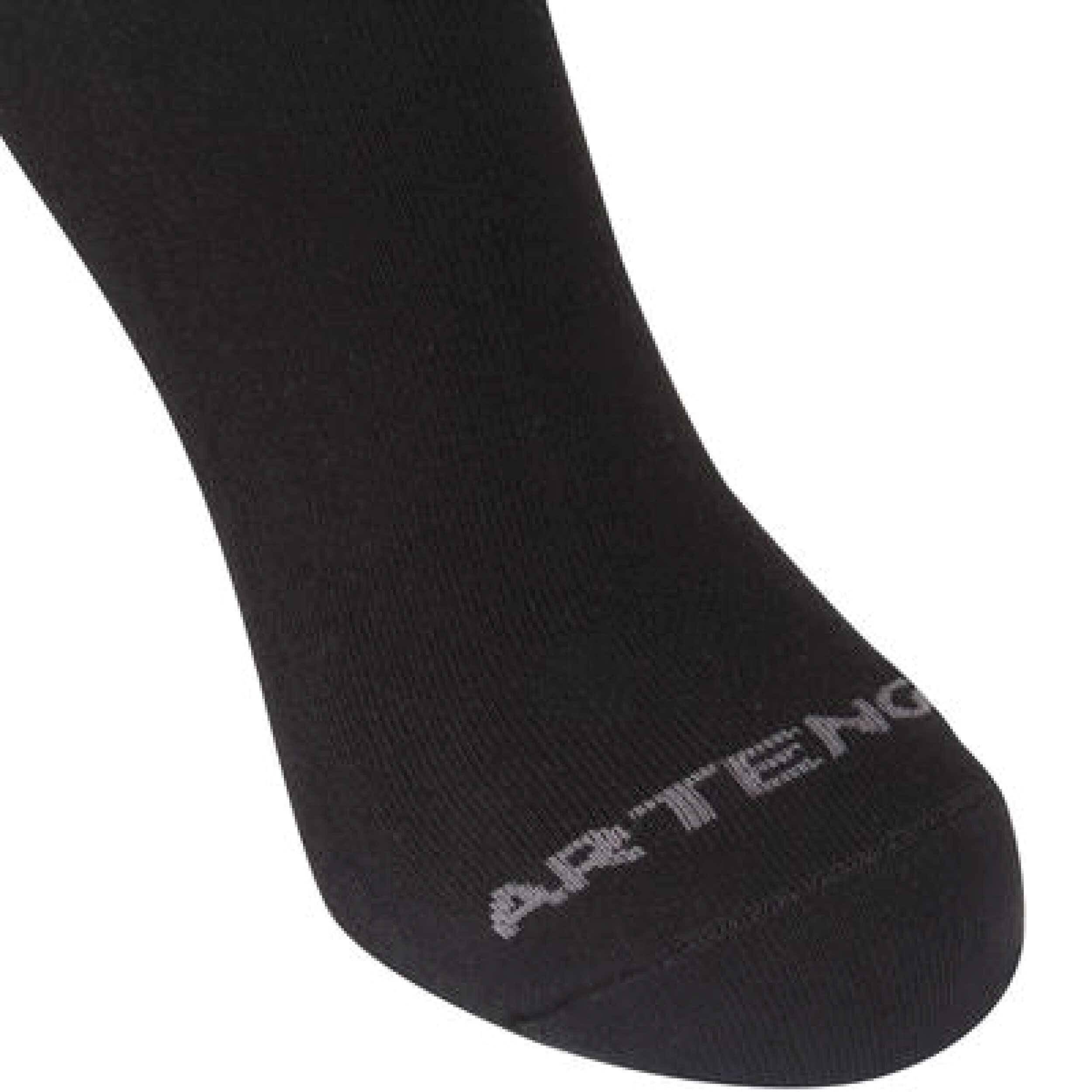 Tennis Socks RS160 Low Ankle x1 Black -  3